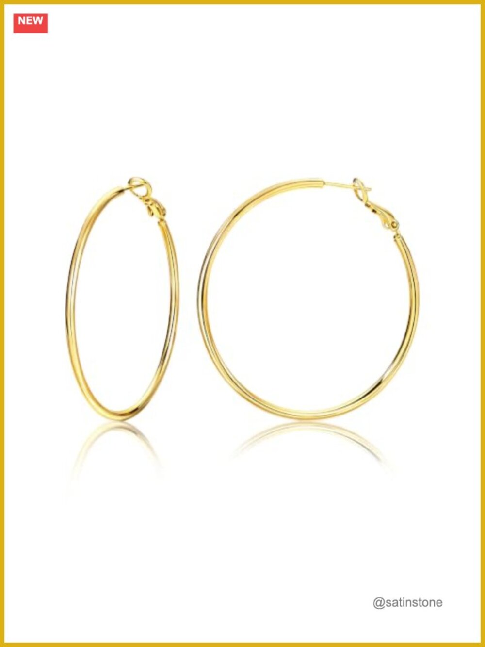 14K Gold Filled Hoop Earrings Hinged Hoop Hypoallergenic